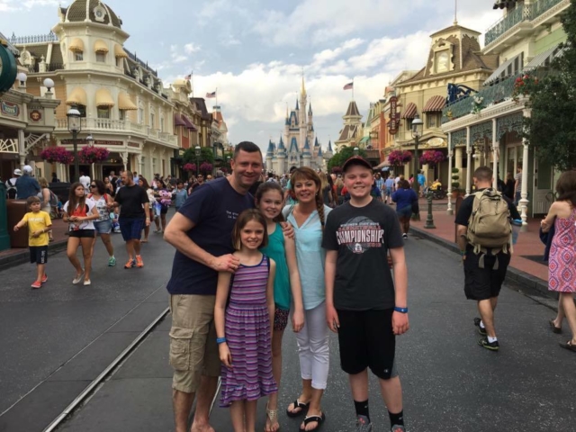 Chris and Family at Walt Disney World
