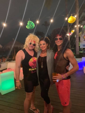 '80's party in Vallarta