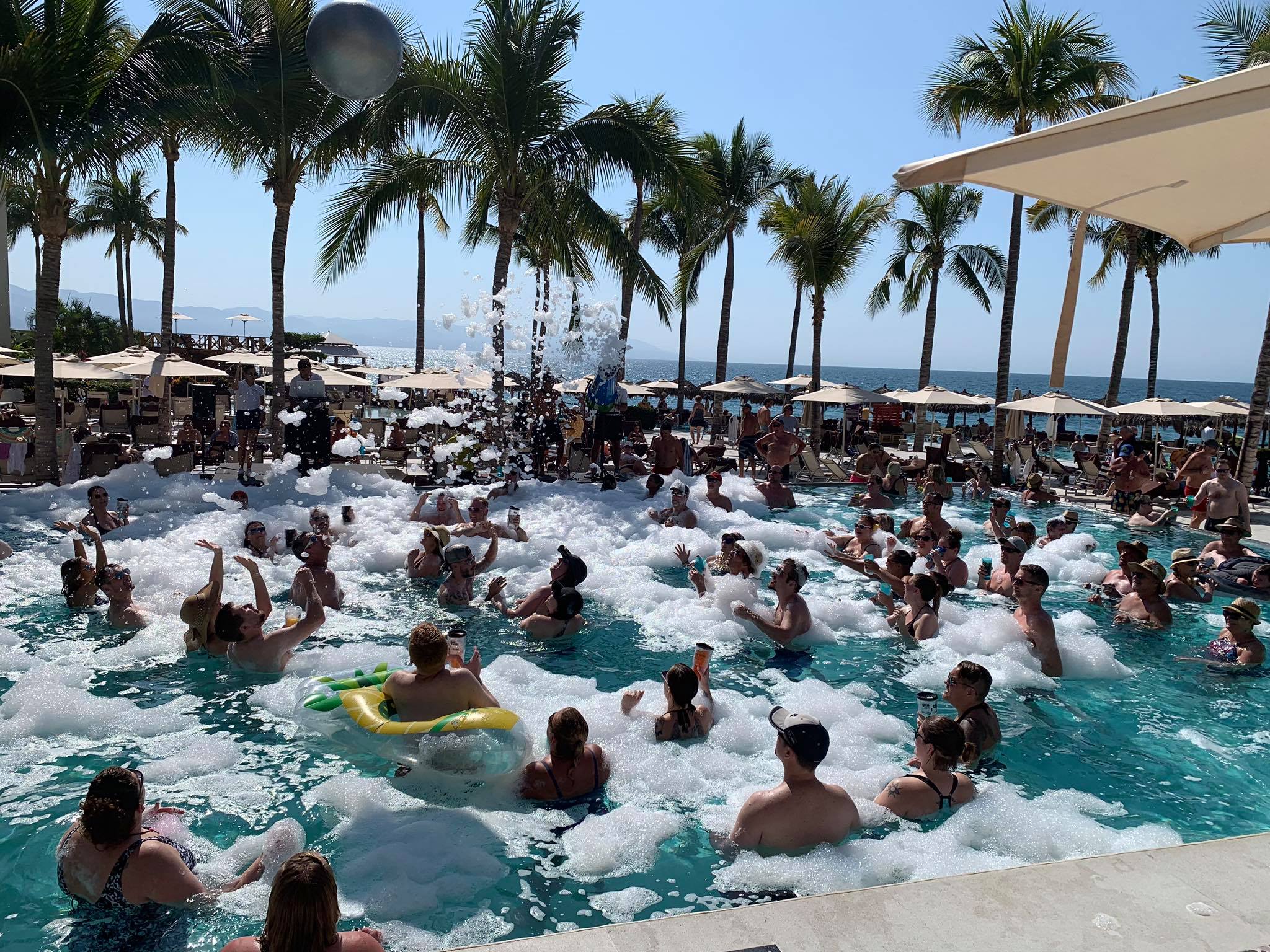 Foam Party at Secrets Vallarta Bay Puerto Vallarta