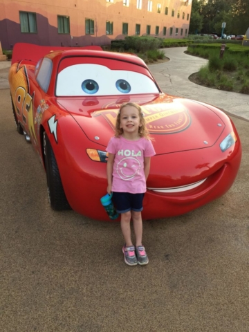 Steve McQueen at Cars Land Walt Disney World