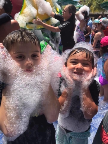 Foam party at Royalton Riviera Cancun